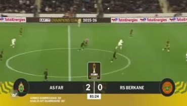 الجيش الملكي يقترب من نهائي دوري أبطال إفريقيا بعد التفوق على نهضة بركان