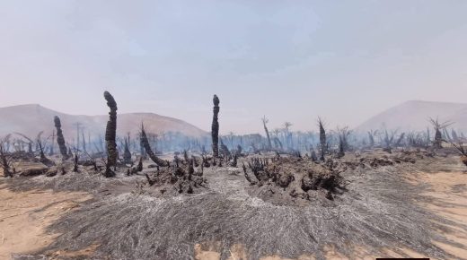 إقليم طاطا حريقين متزامنين  واستنفار واسع لعناصر الوقاية المدنية