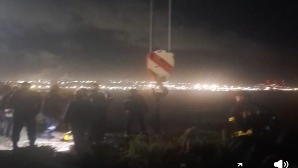 حادث مأساوي قرب ميناء الجرف الأصفر إثر سقوط سيارة من اعلى جرف صخري