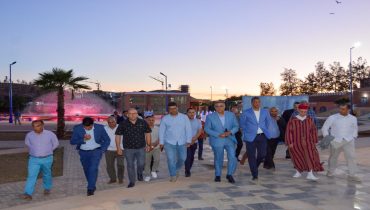 عامل إقليم جرادة يتفقد المنتزه الترفيهي الجديد استعداداً لافتتاحه خلال عيد الأضحى