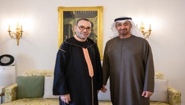 الرباط ..استقبال الشيخ محمد بن زايد آل نهيان لجلالة الملك بمقر إقامته
