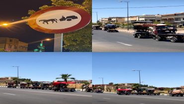 أبي الجعد..أصحاب العربات المجرورة  يحتجون ويطالبون بمراجعة قرارات المنع