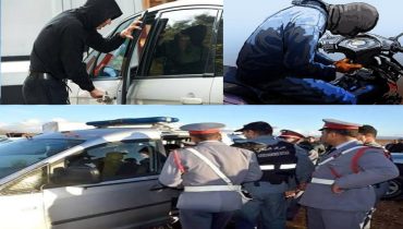دورية أمنية بطماريس تُفضي إلى توقيف مشتبه فيهما في سرقة السيارات والدراجات النارية