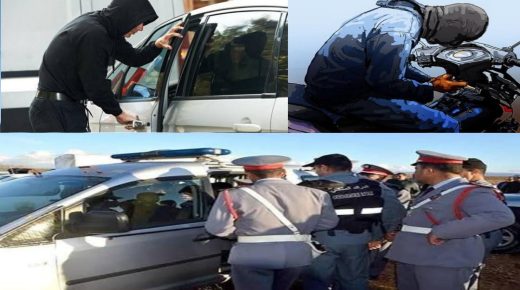 دورية أمنية بطماريس تُفضي إلى توقيف مشتبه فيهما في سرقة السيارات والدراجات النارية