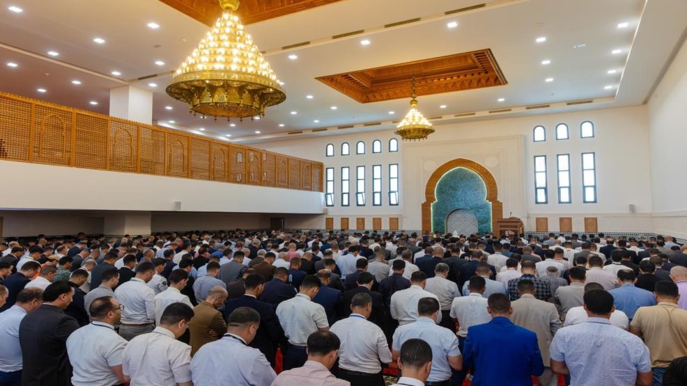 اول صلاة جمعة تقام بمسجد المقر الجديد للمديرية العامة للأمن الوطني بحي الرياض بالرباط