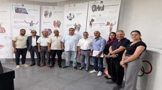 اجتماع تنسيقي بين اللجنة الوطنية الأولمبية المغربية والجامعة الملكية المغربية للمصارعات المماثلة في إطار التحضير لأولمبياد لوس أنجلوس 2028