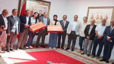 عامل إقليم اليوسفية يكرم المتفوقتين الاوائل في امتحانات البكالوريا برسم سنة 2026