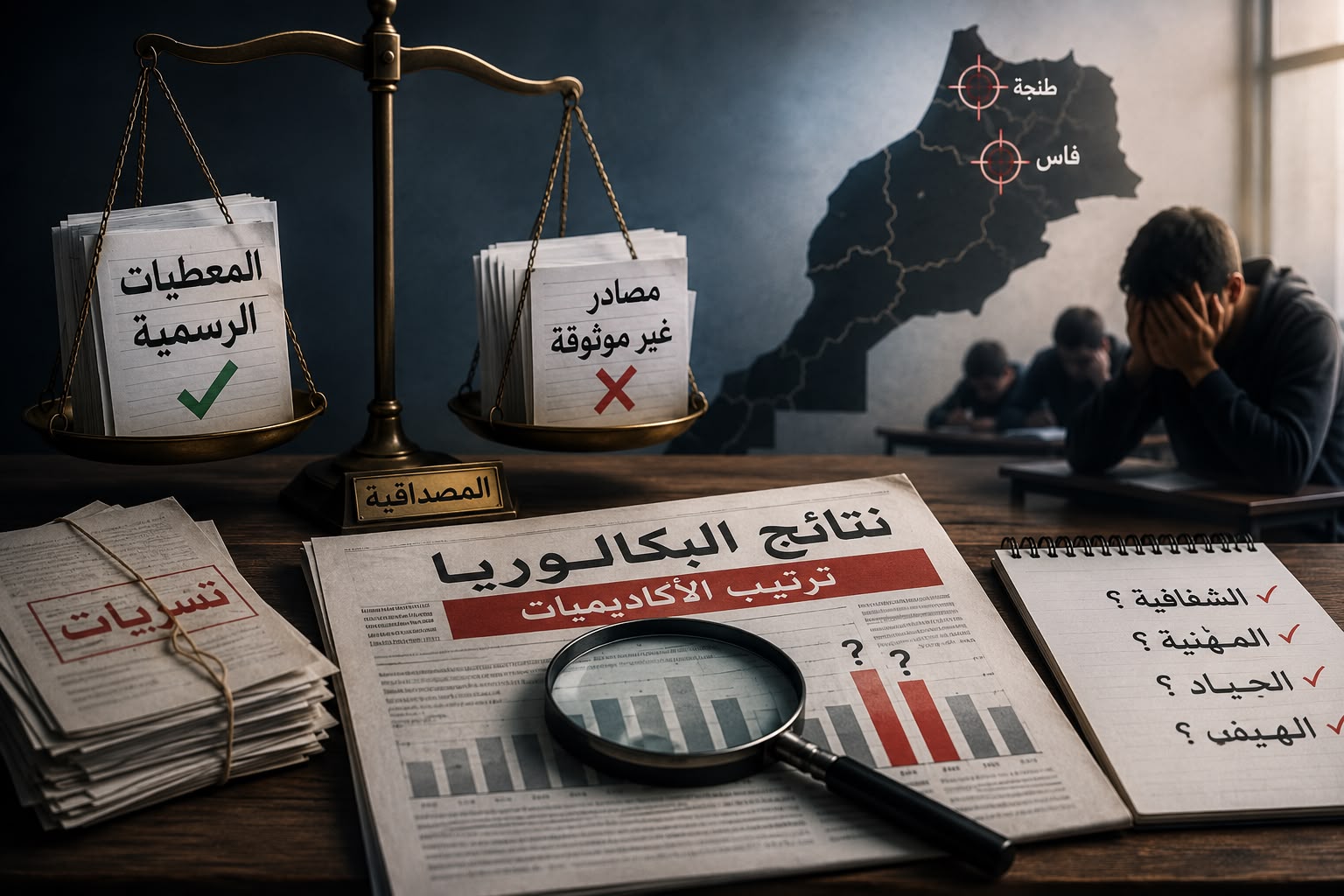 صحافة الترتيب الوهمي: حين يتحول “الباك” إلى ساحة لتصفية الحسابات الجهوية