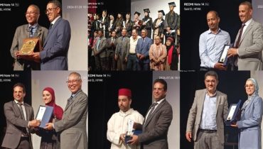 الدكتور حسن حمائز عميد الكلية متعددة التخصصات بتارودانت يشرف على تخرج آخر فوج قبل إعادة هيكلة الكلية