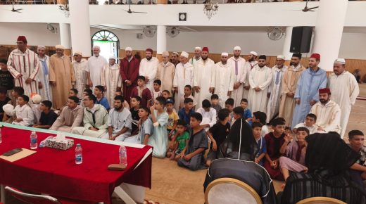 المجلس العلمي المحلي لإقليم الناظور يحتفي بأهل القرآن بكُتّاب فرع الهداية ومسجد الفتح بقرية أركمان