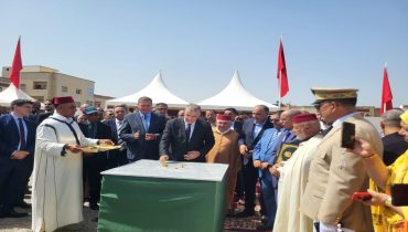عامل إقليم سيدي سليمان ورئيس جهة الرباط سلا القنيطرة يدشنان حاضنة المقاولات بسيدي يحيى الغرب