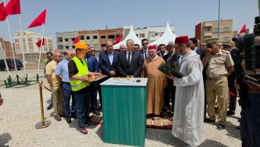 سيدي سليمان..عامل الإقليم  يعطي انطلاق بناء مدرسة عمومية بحي النسيم