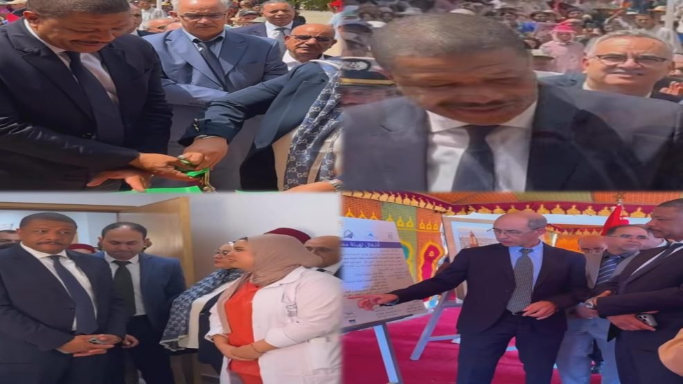 عامل إقليم تاونات يدشن المركز الصحي القروي المستوى الثاني ودار الولادة بالوردزاغ