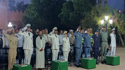 قرية مهرجان أركان تمنار تحتضن مراسيم الإنصات للخطاب الملكي السامي بمناسبة الذكرى المجيدة لعيد العرش وسط حضور رسمي وازن