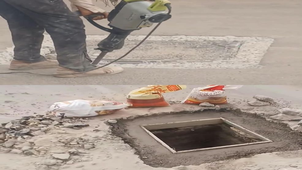 خريبكة.. أخيراً، استجابة لمطلب إصلاح البالوعات القريبة من المحطة الطرقية