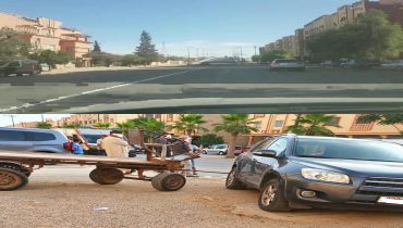 خريبكة.. «كارو» يصدم ثلاث سيارات ويعيد الجدل حول العربات المجرورة
