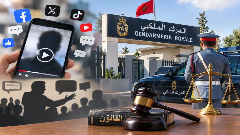 فيديو متداول يثير جدلاً حول تصريحات طالت المركز القضائي للدرك الملكي باليوسفية