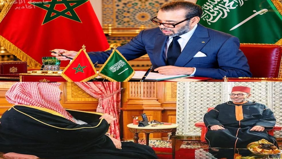 أمير المؤمنين الملك محمد السادس يبعث برقيتين إلى ملك و ولي عهد السعودية