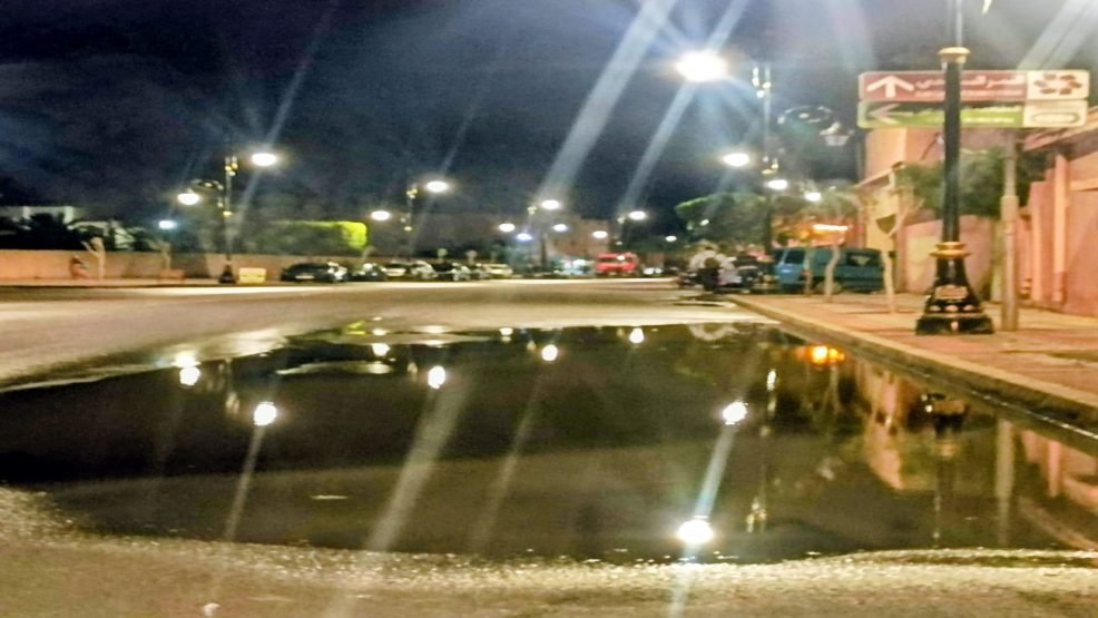 أرفود شارع مولاي إسماعيل.. كيلومتر واحد تقريباً و قرابة 3 ملايير ونصف ” النتيجة برك مائية”