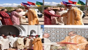 عامل إقليم اشتوكة آيت باها يحل بجماعة إداوكنظيف للمشاركة في فعاليات الموسم الديني سيدي مسعود أفولوس