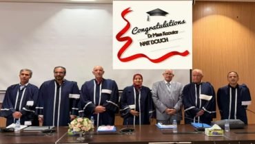 تهنئة الحاج علي نايت الدوش بحصول نجلته الباحثة الأكاديمية كوثر على شهادة الدكتوراه