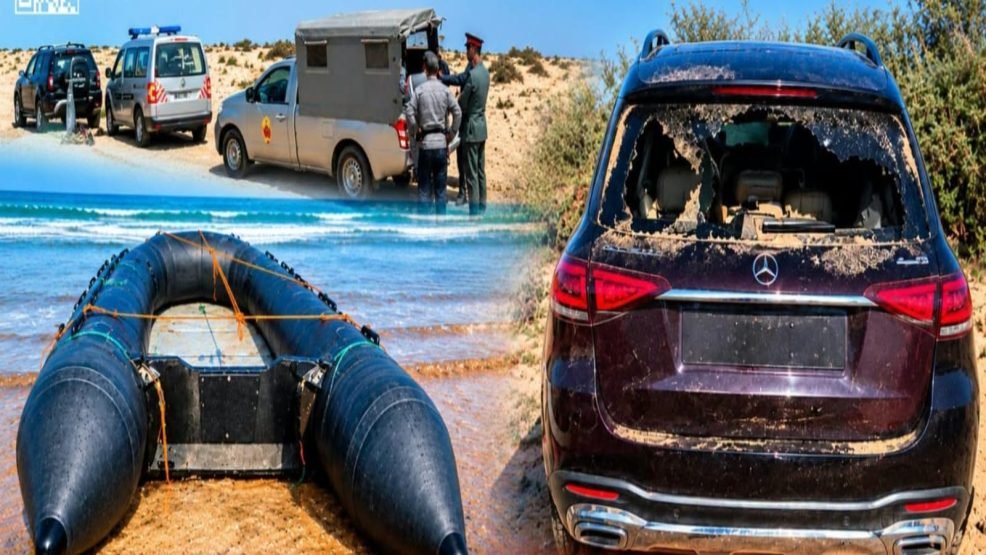 إقليم الجديدة .. العثور على قارب مطاطي وسيارة رباعية الدفع بشاطئ البلايا يستنفر السلطات